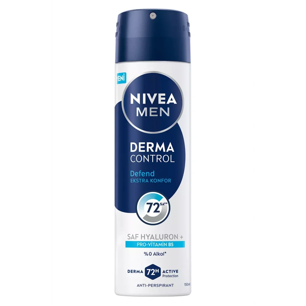 Nivea Men Erkek Sprey Deodorant Derma Control Defend 150 ml