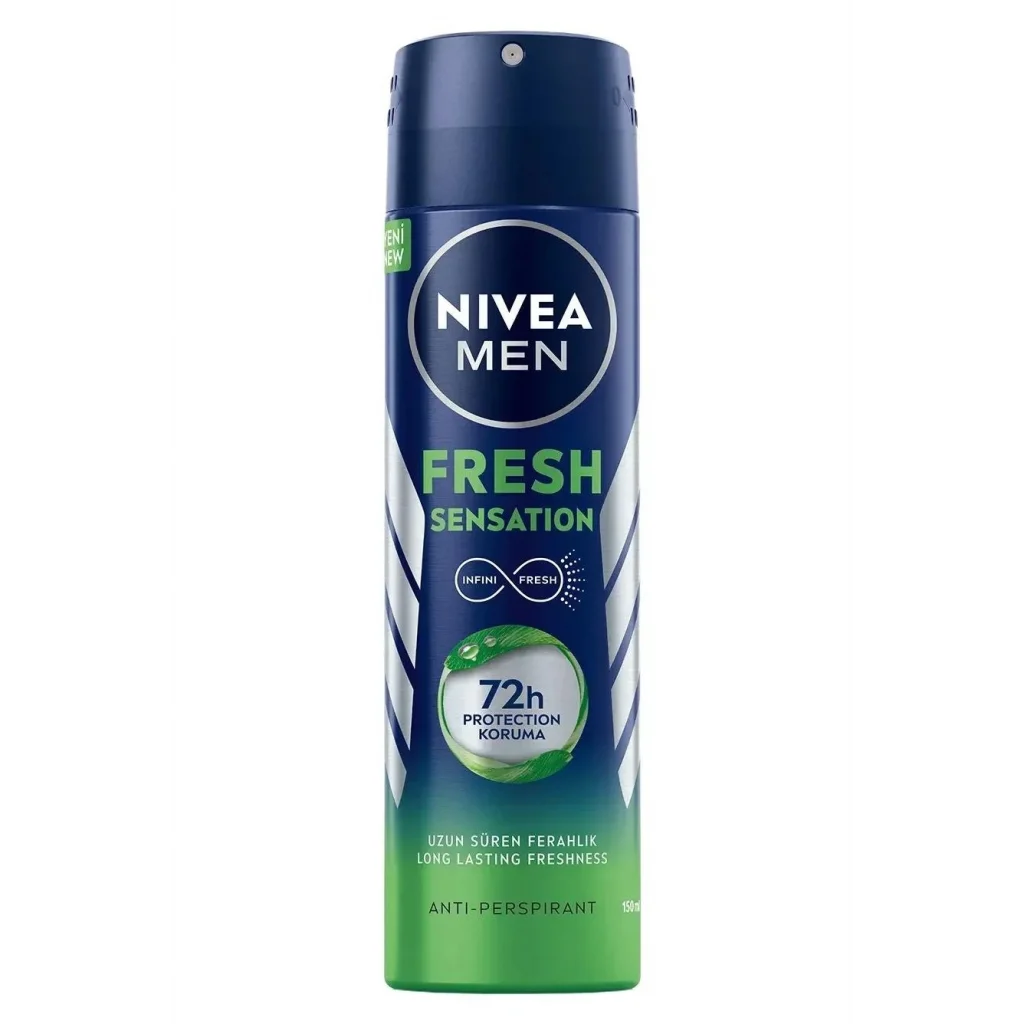 Nivea Men Fresh Sensation Erkek Sprey Deodorant 150 ml