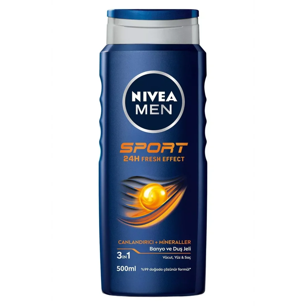 Nivea Men Saç ve Vücut Şampuanı Sport 500 ml