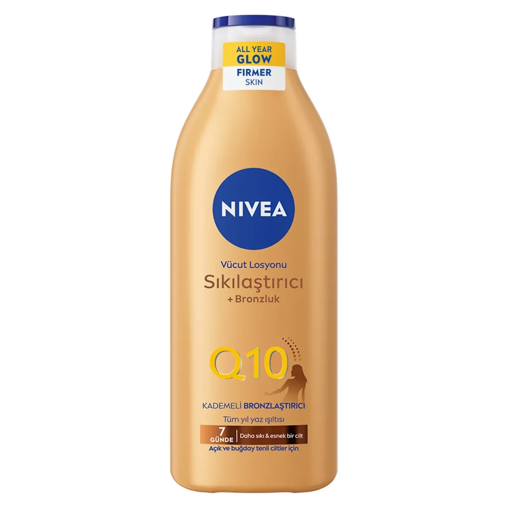 Nivea Q10 Sıkılaştırıcı ve Bronzlaştırıcı Vücut Losyonu 400 ml
