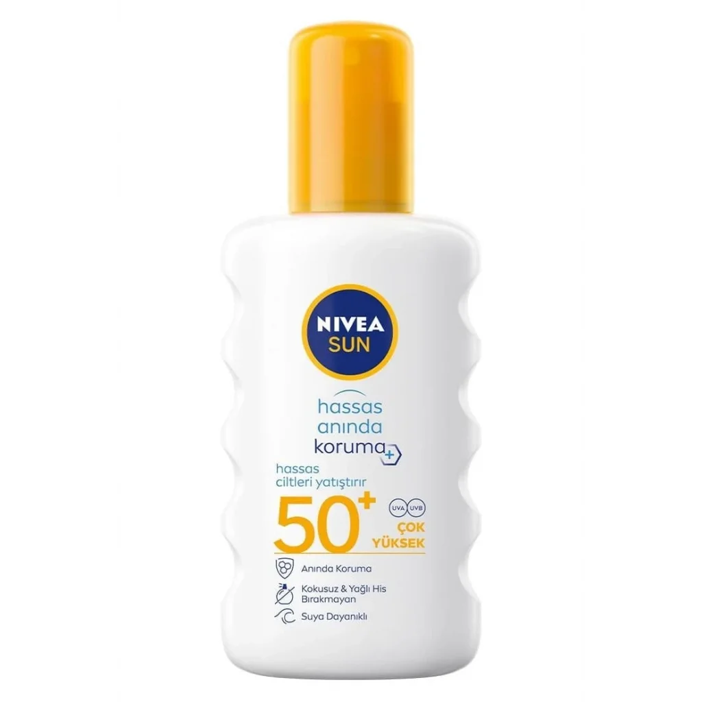 Nivea Sun Hassas Koruma Güneş Spreyi Kokusuz 200 ml