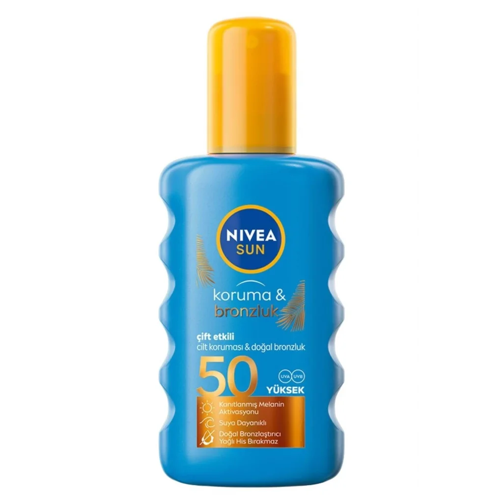 Nivea Sun Koruma  Bronzluk Güneş Spreyi SPF50 200 ml
