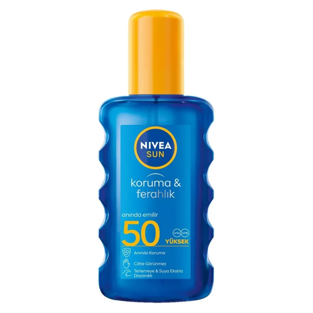 Nivea Sun Koruma  Ferahlık Transparan Güneş Spreyi SPF50 200 ml
