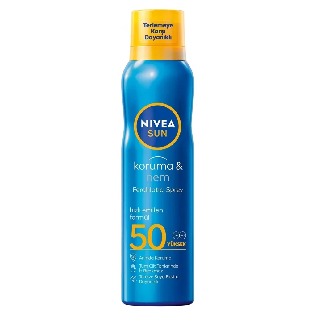 Nivea Sun Koruma ve Nem Güneş Spreyi Spf 50 200 ml