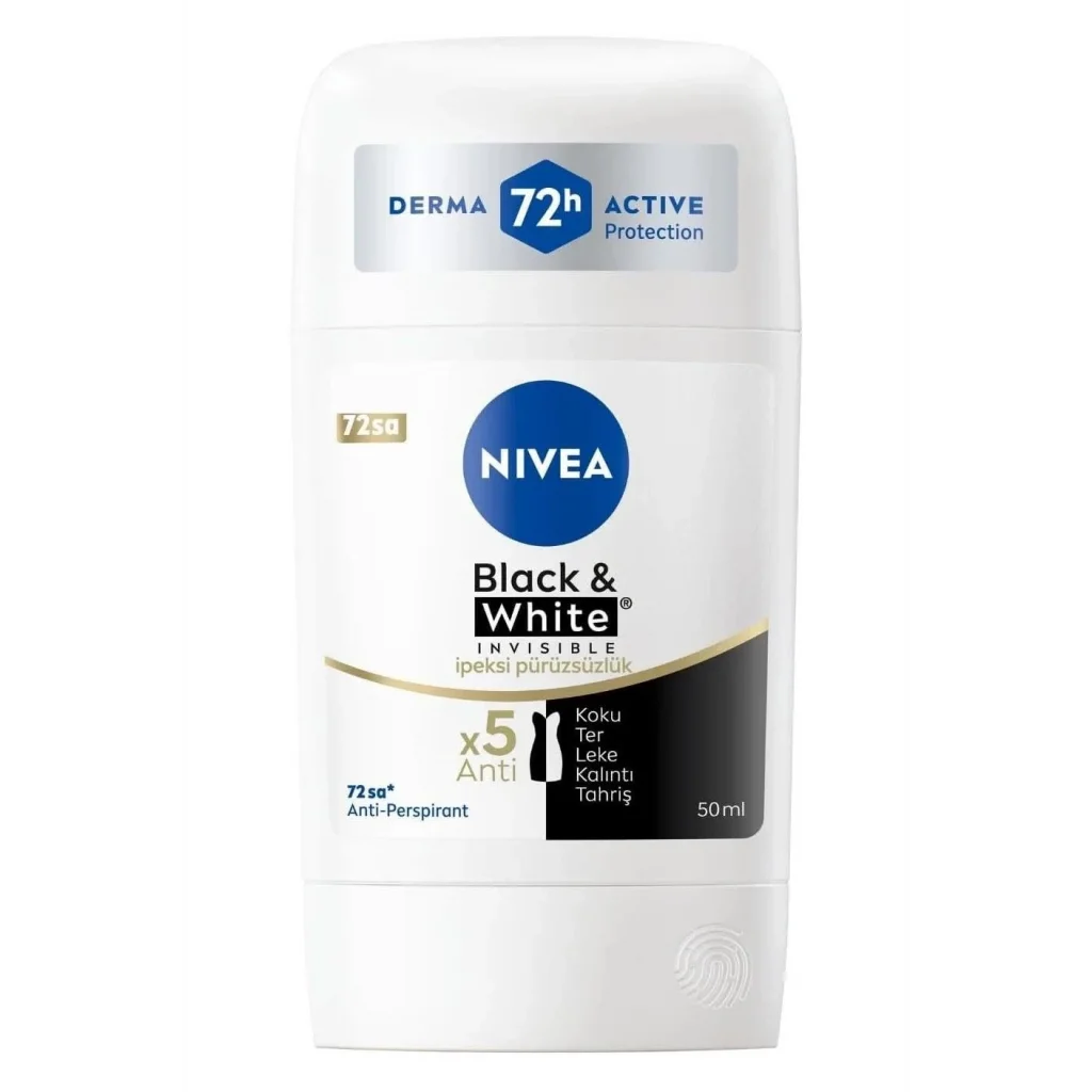 Nivea Women Black  White Invisible Stick Deodorant 50 ml