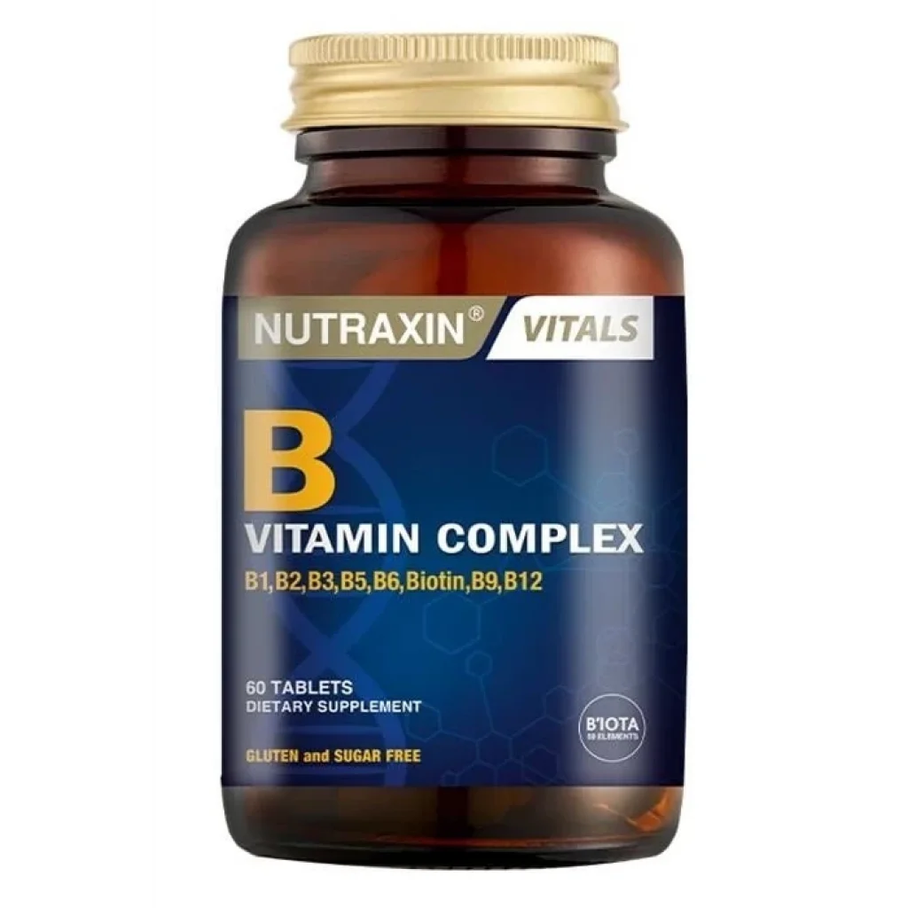 Nutraxin B Complex Vitamin 60 Kapsül