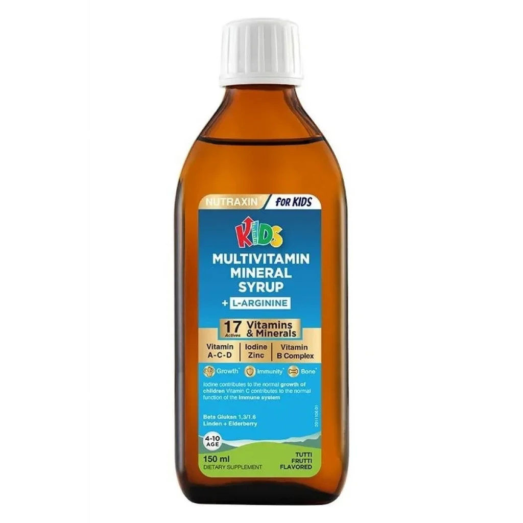 Nutraxin Kids Multivitamin Mineral Şurup 150 ml