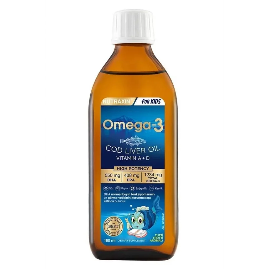 Nutraxin Omega 3 Şurup Karışık Meyve Aromalı 150 ml