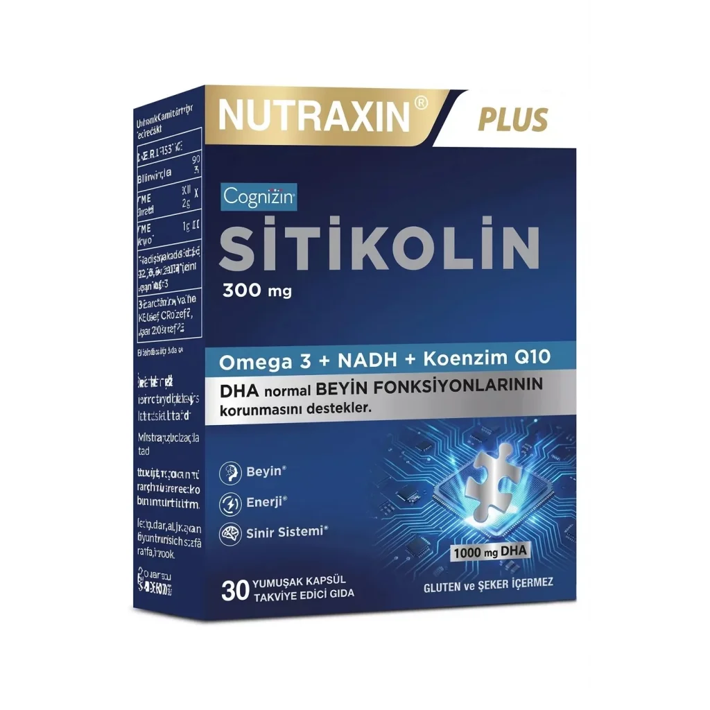 Nutraxin Sitikolin 30 Kapsül