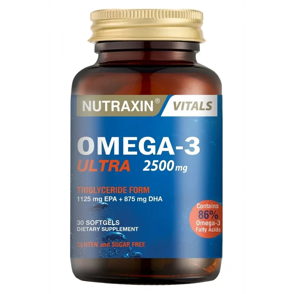 Nutraxin Vitals Omega-3 Ultra 2500 mg 30 Softgel