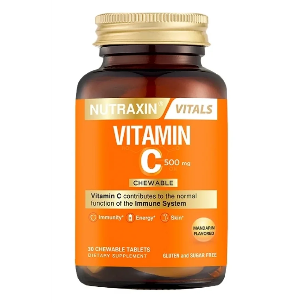 Nutraxin Vitamin C 500 mg 30 Çiğneme Tablet
