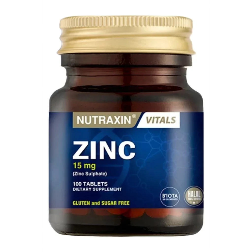 Nutraxin Zinc 15 mg 100 Tablet