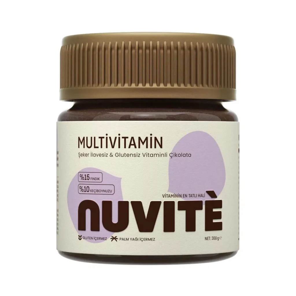 Nuvite Multivitamin Çikolata Aromalı 300 gr