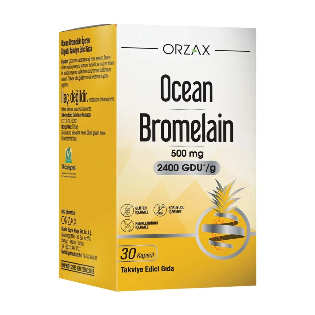 Ocean Bromelain 30 Kapsül