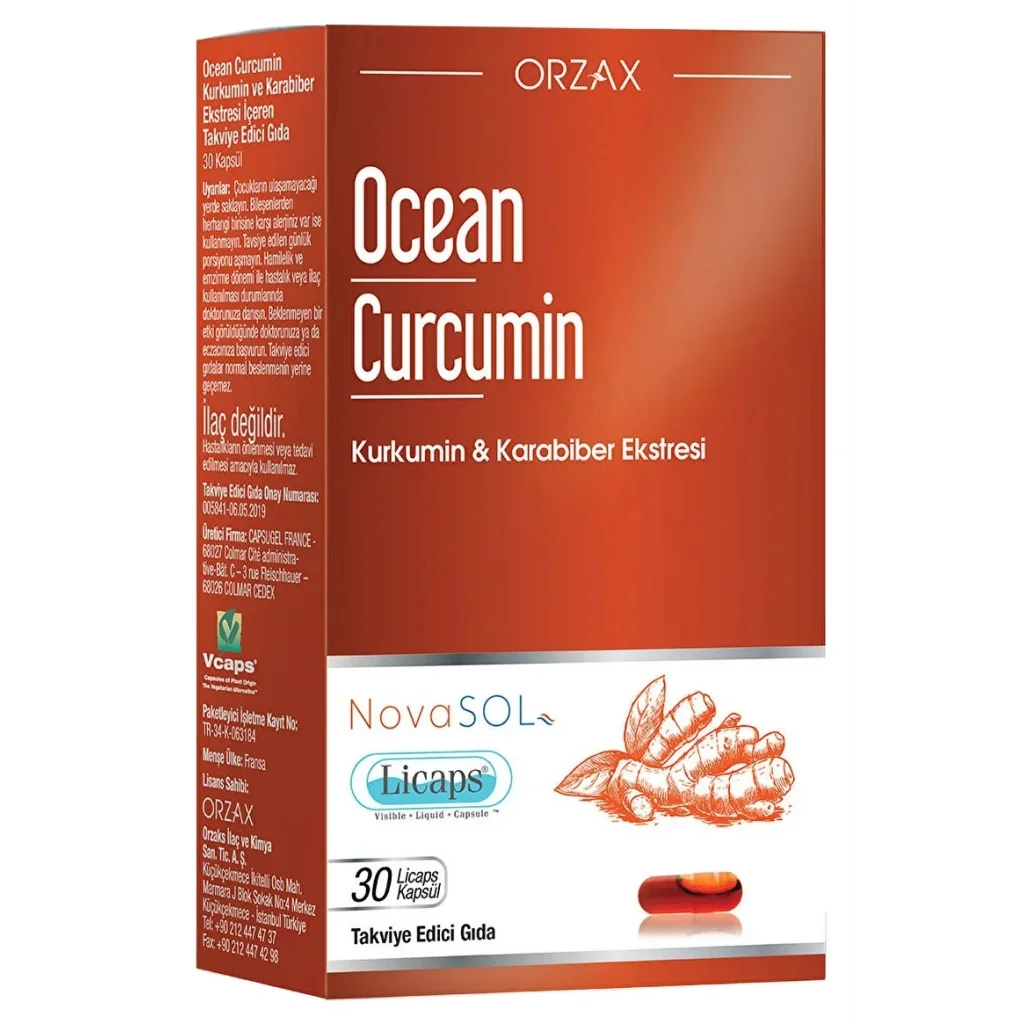 Ocean Curcumin 30 Kapsül