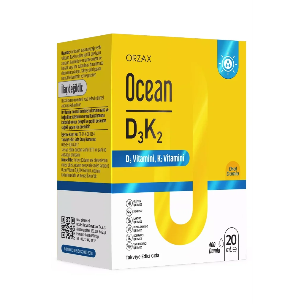 Ocean D3K2 Damla 20 ml