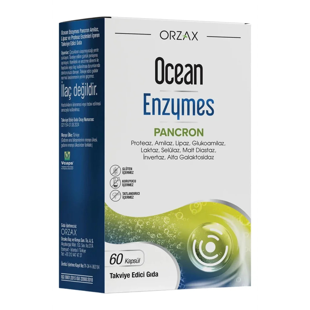 Ocean Enzymes Pacron 60 Kapsül