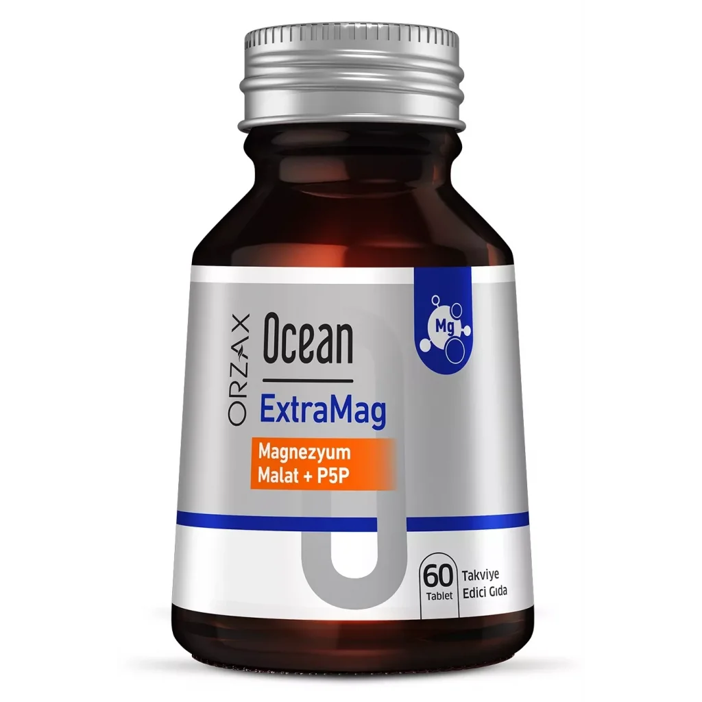 Ocean ExtraMag Magnezyum Malat + P5P 60 Tablet