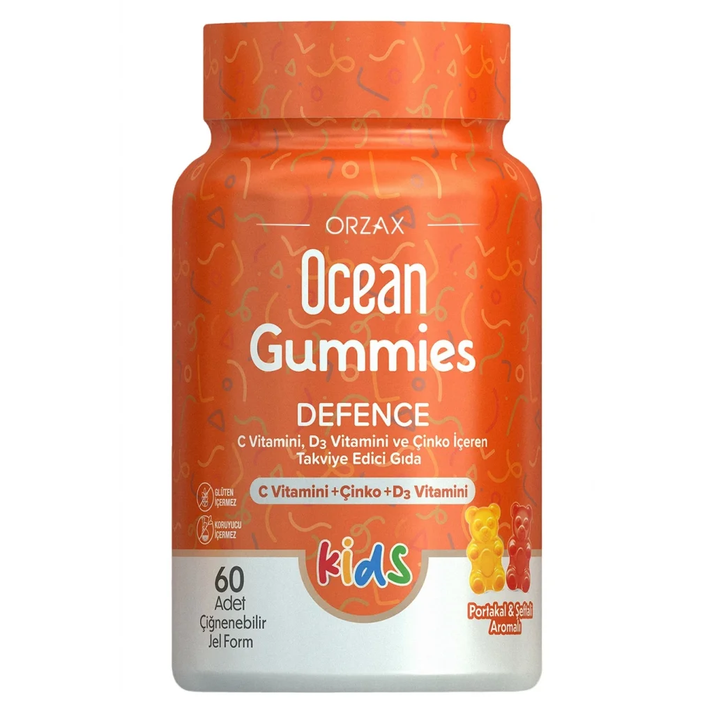 Ocean Gummies Defence 60 Adet Çiğnenebilir Form