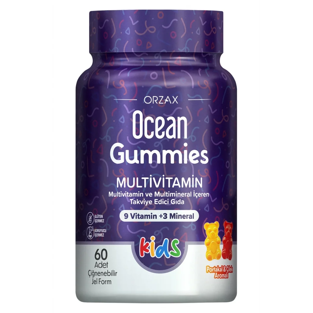 Ocean Gummies Multivitamin 60 Çiğnenebilir Jel Form