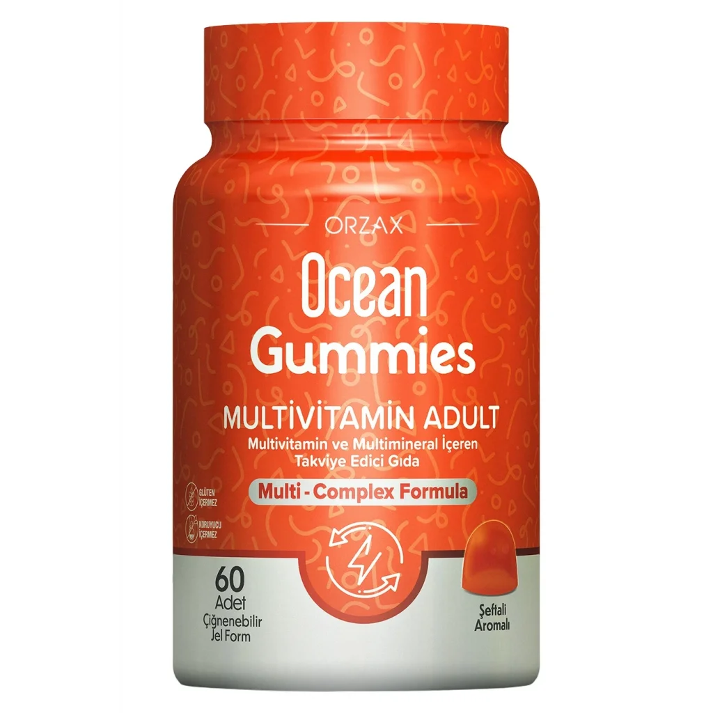 Ocean Gummies Multivitamin Adult 60 Çiğnenebilir Jel Form