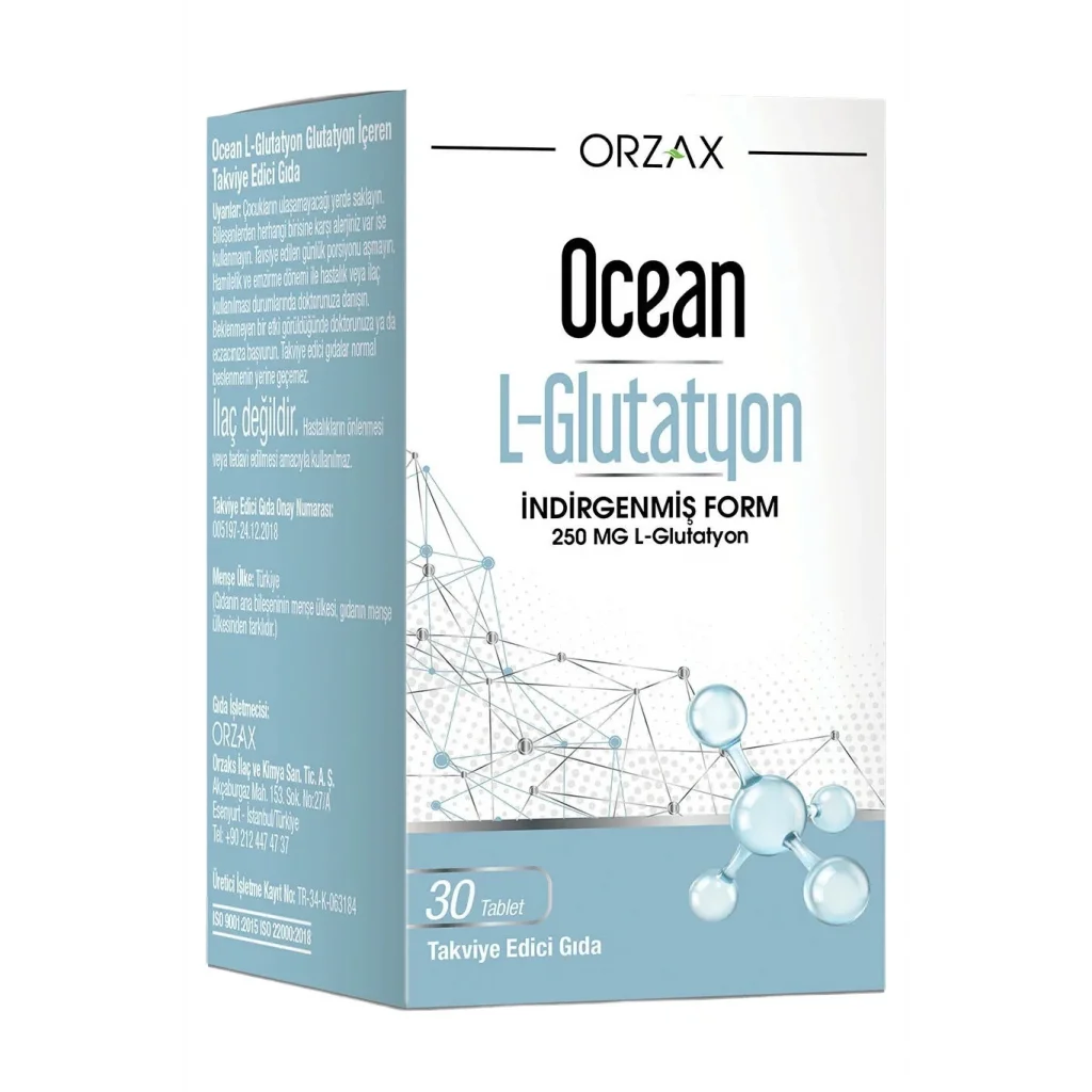 Ocean L-Glutatyon 250 mg 30 Tablet
