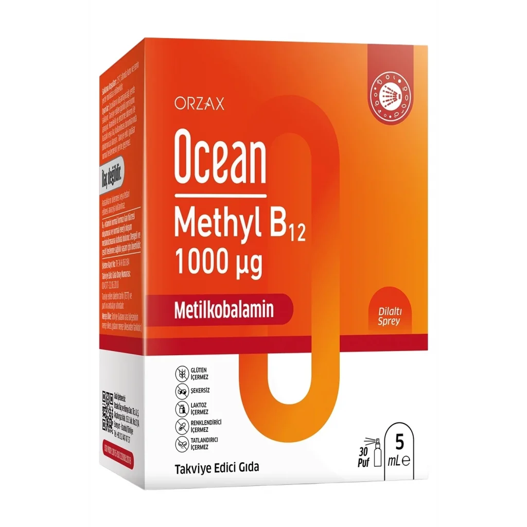 Ocean Methyl B12 Sprey 1000 mcg 5 ml