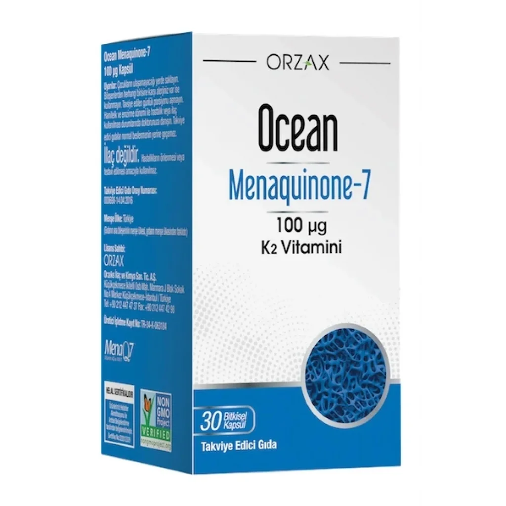 Ocean MK-7 100 mcg Vitamin K2 30 Kapsül