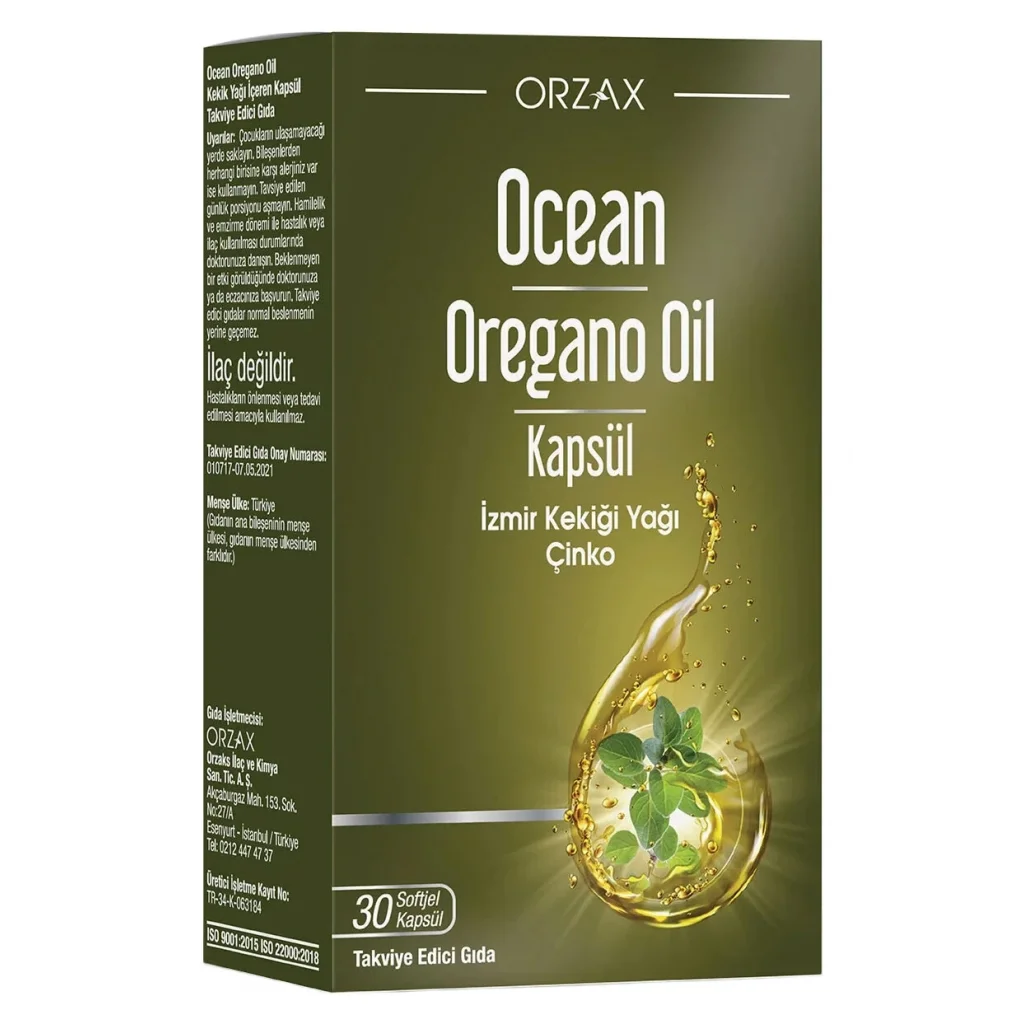Ocean Oregano Oil 30 Kapsül