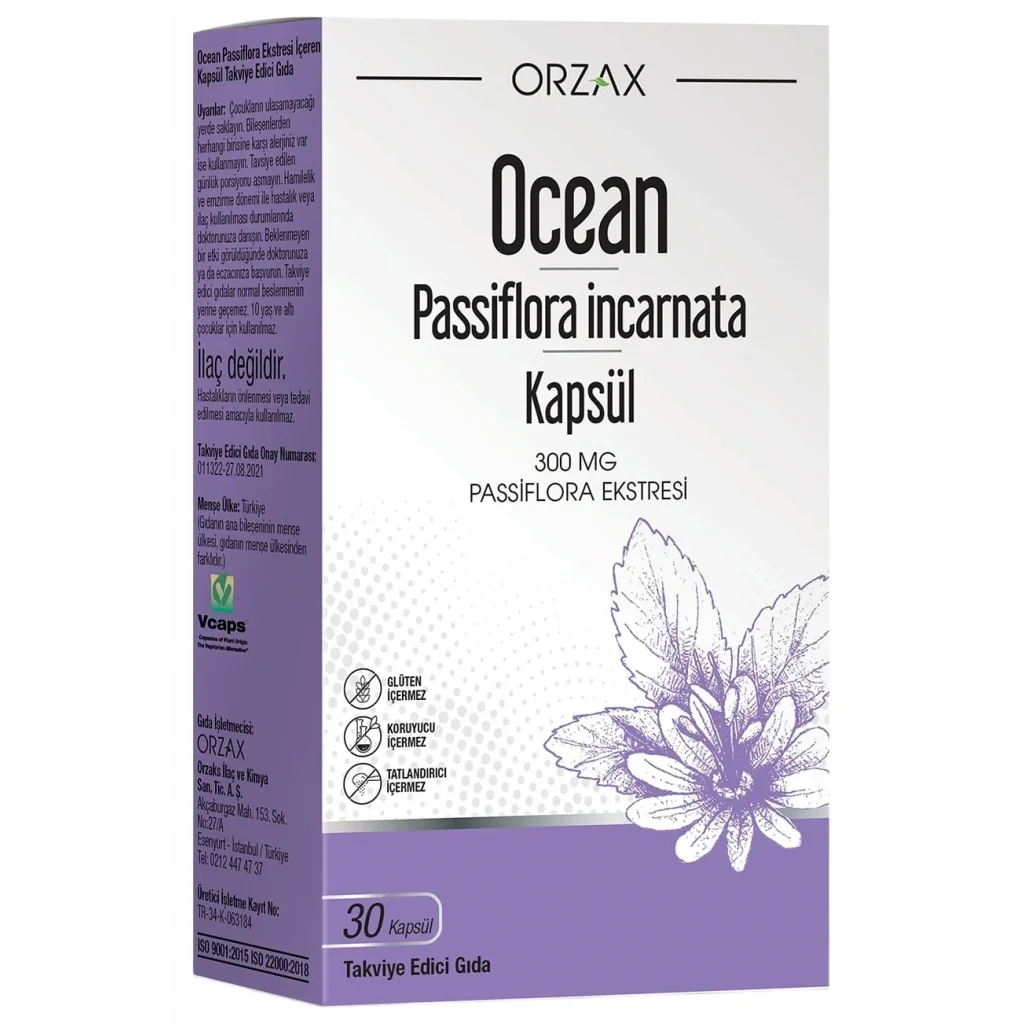 Ocean Passiflora 30 Kapsül