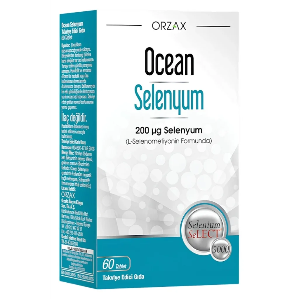 Ocean Selenyum 200 mcg 60 Tablet