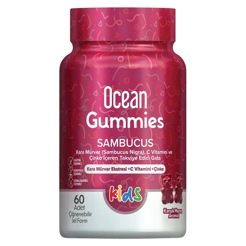 Ocean Smart Gummies Sambucus 60lı