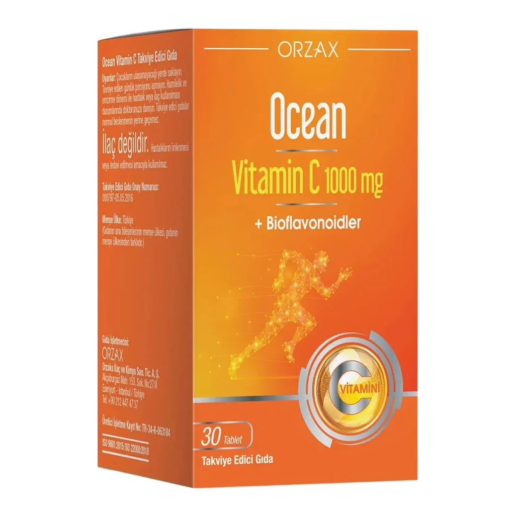Ocean Vitamin C 1000 mg 30 Tablet