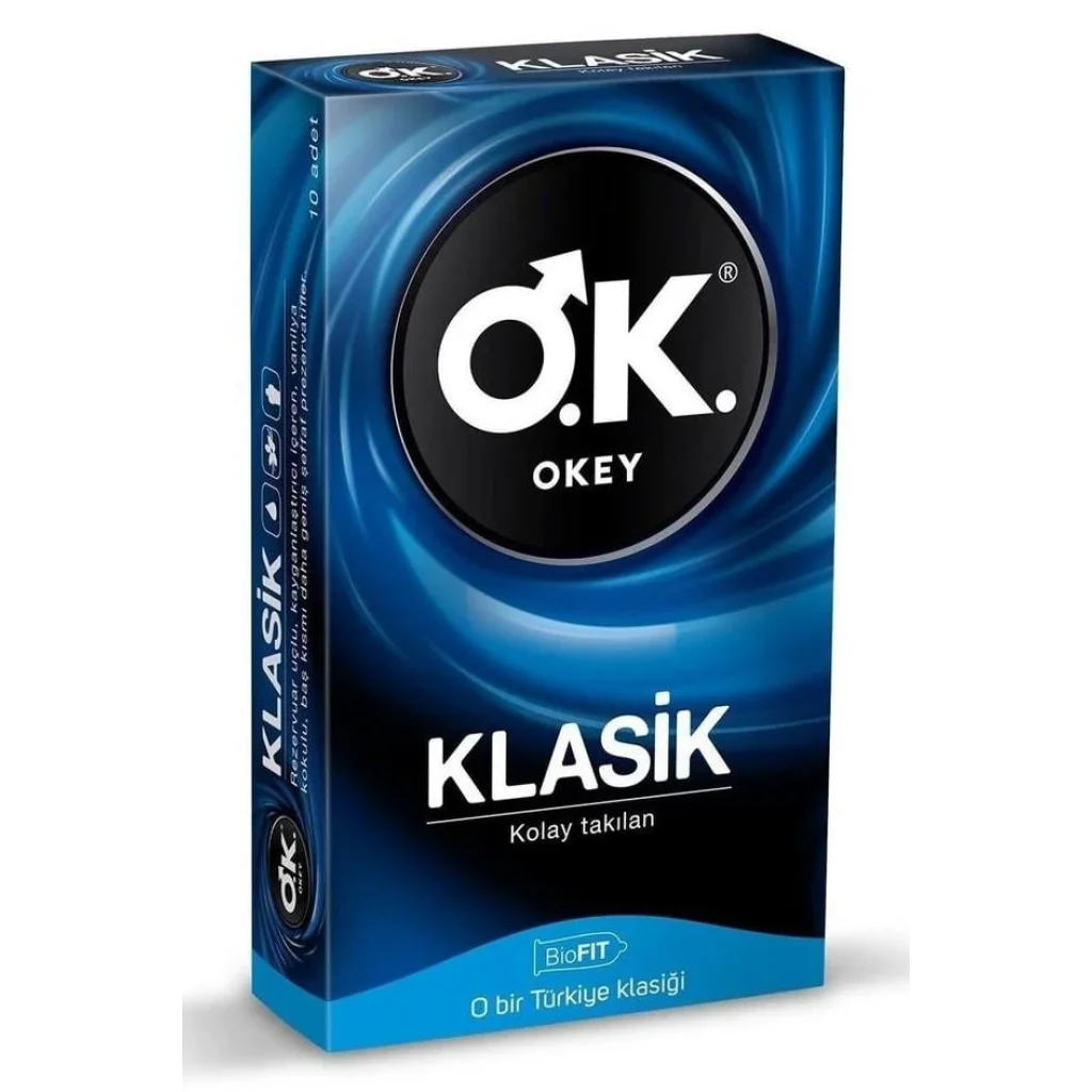 Okey Klasik Prezervatif 10lu