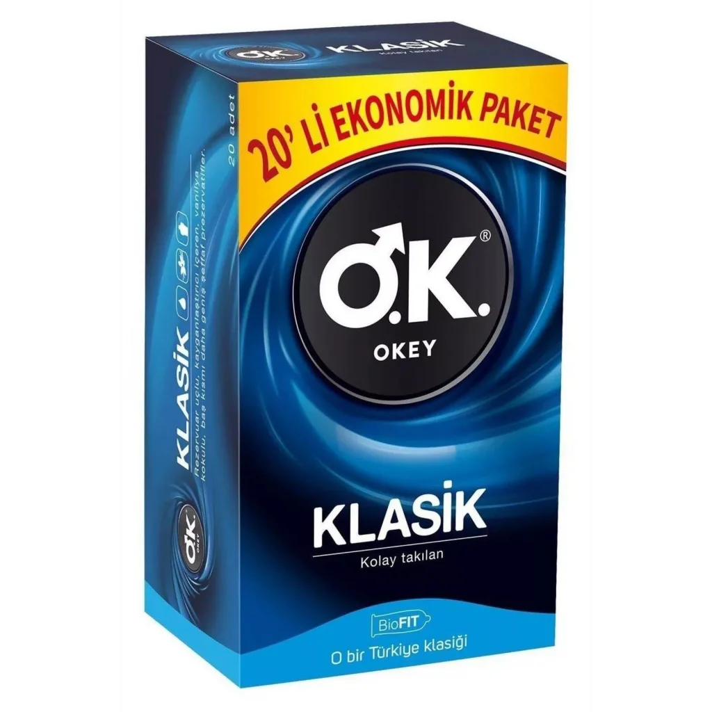 Okey Klasik Prezervatif Ekonomik 20li