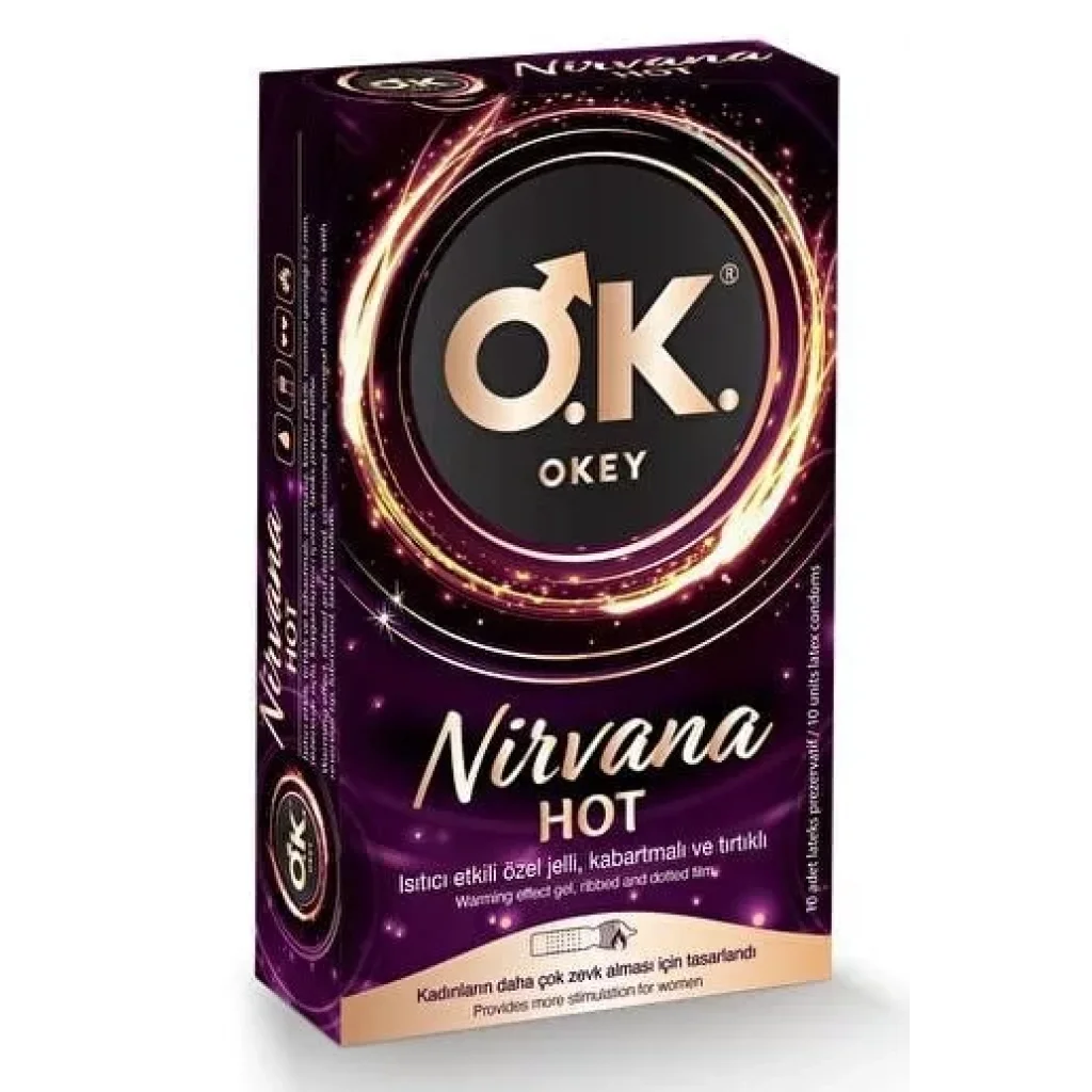 Okey Nirvana Hot Prezervatif 10lu