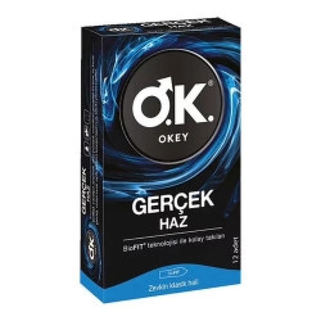 Okey Prezervatif Gerçek Haz 12li