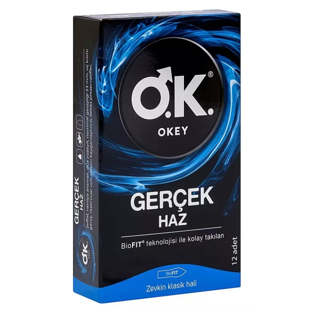 Okey Prezervatif Gerçek Haz 12li
