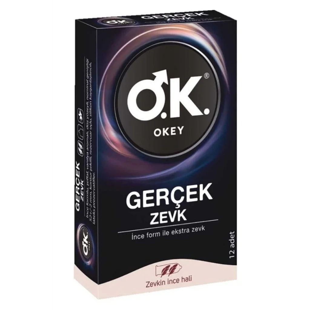 Okey Prezervatif Gerçek Zevk 12li