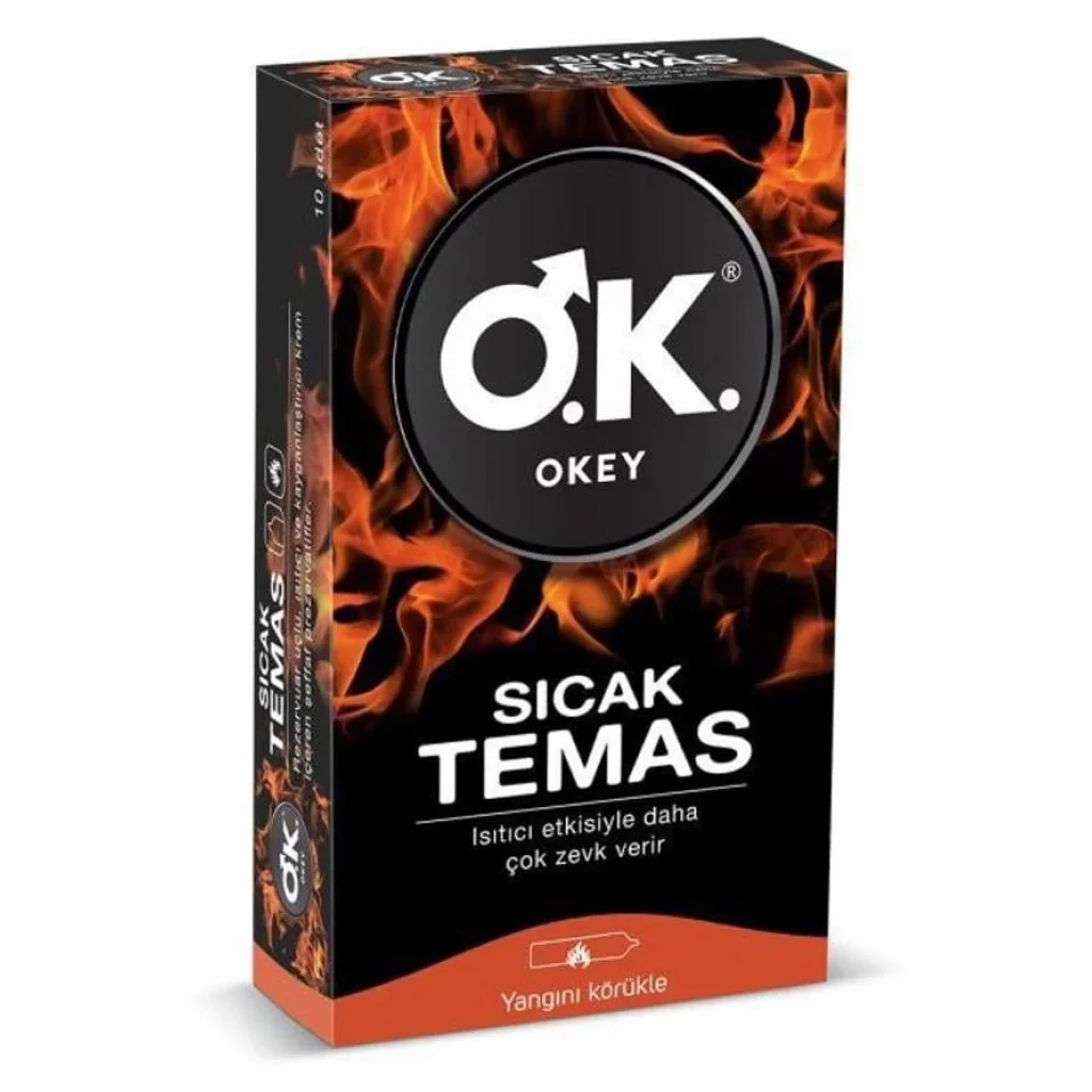 Okey Prezervatif Sıcak Temas 10lu