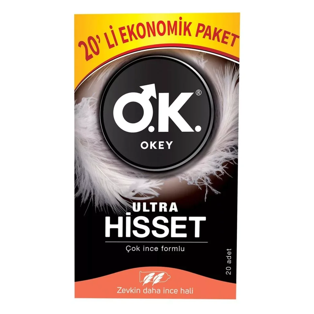 Okey Prezervatif Ultra Hisset 20li - Ekonomik Paket