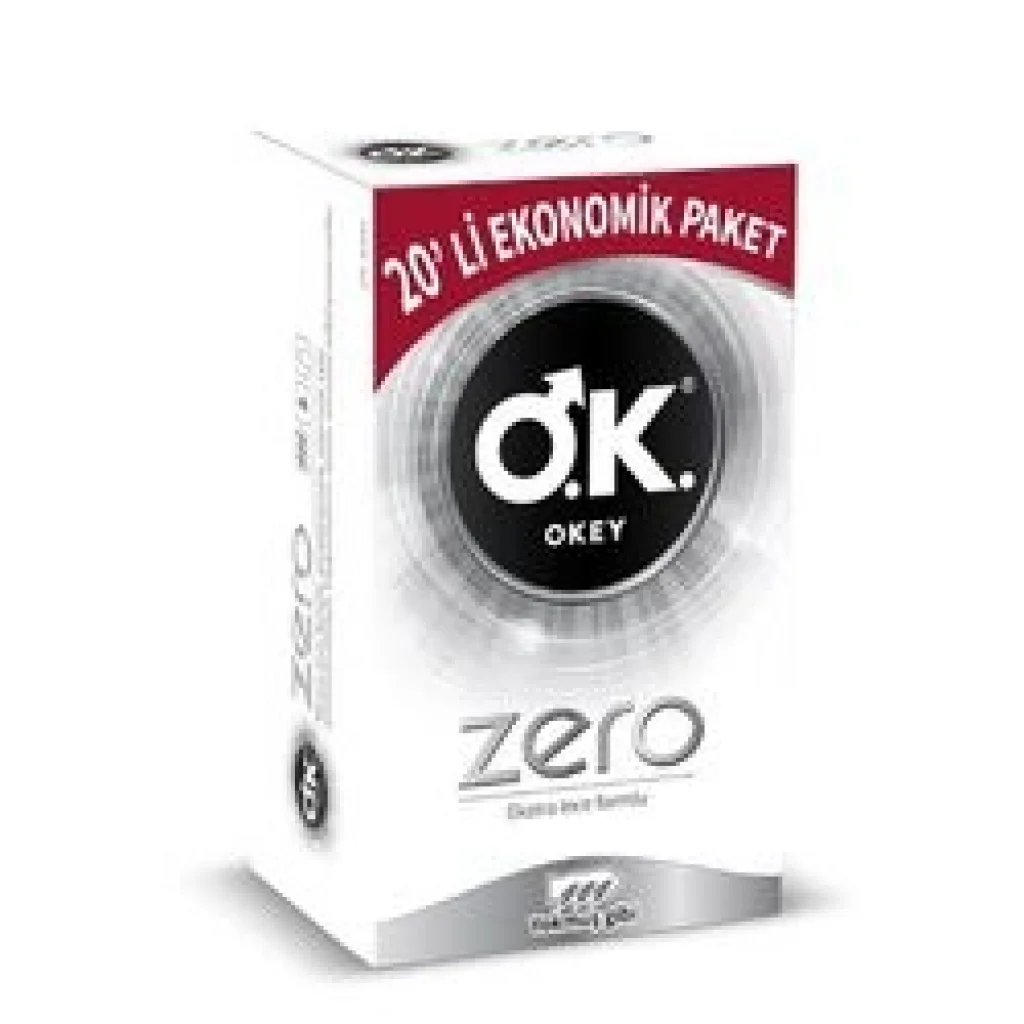 Okey Prezervatif Zero Ekstra İnce Formlu 20li