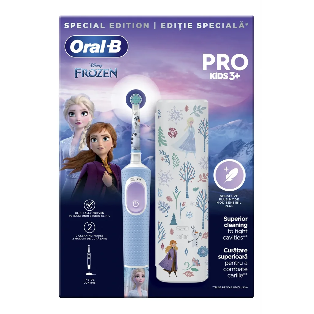 Oral-B Pro Çocuk Elektrikli Diş Fırçası Frozen Özel Sürüm