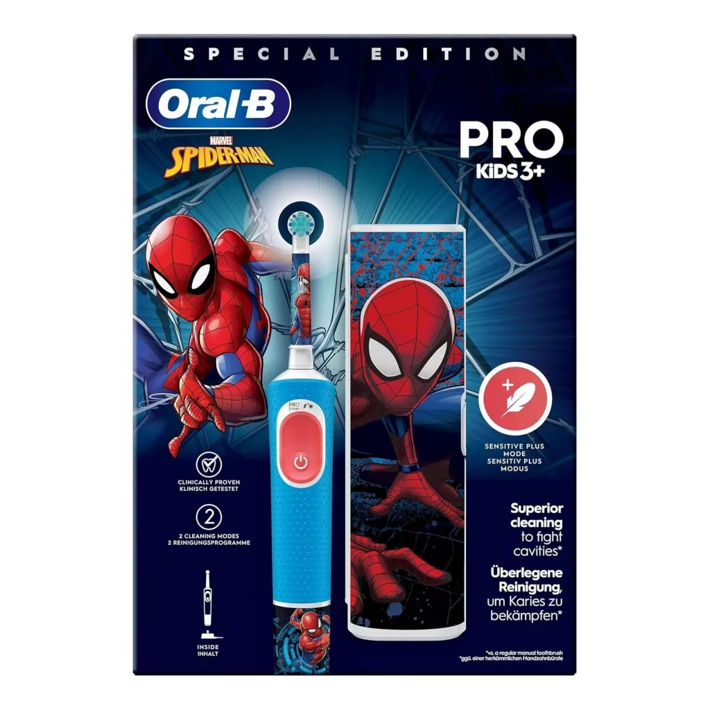 Oral-B Vitality Pro Kids 3+ Spider-Man Elektrikli Diş Fırçası