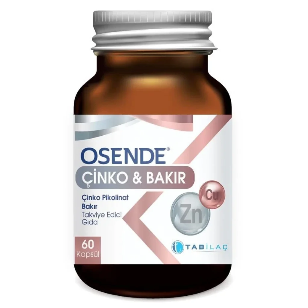 Osende Çinko Bakır 60 Kapsül
