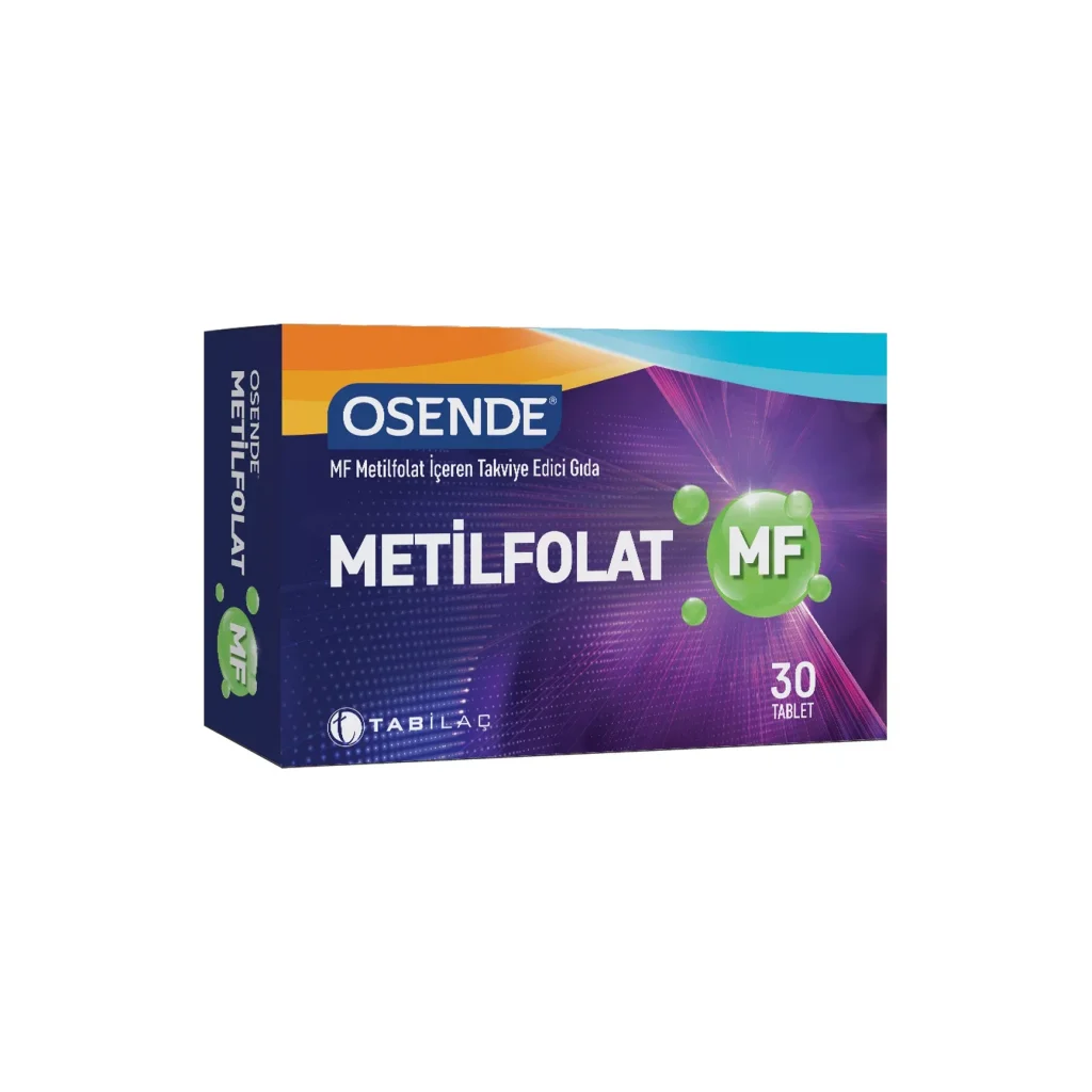 Osende Metilfolat 30 Tablet