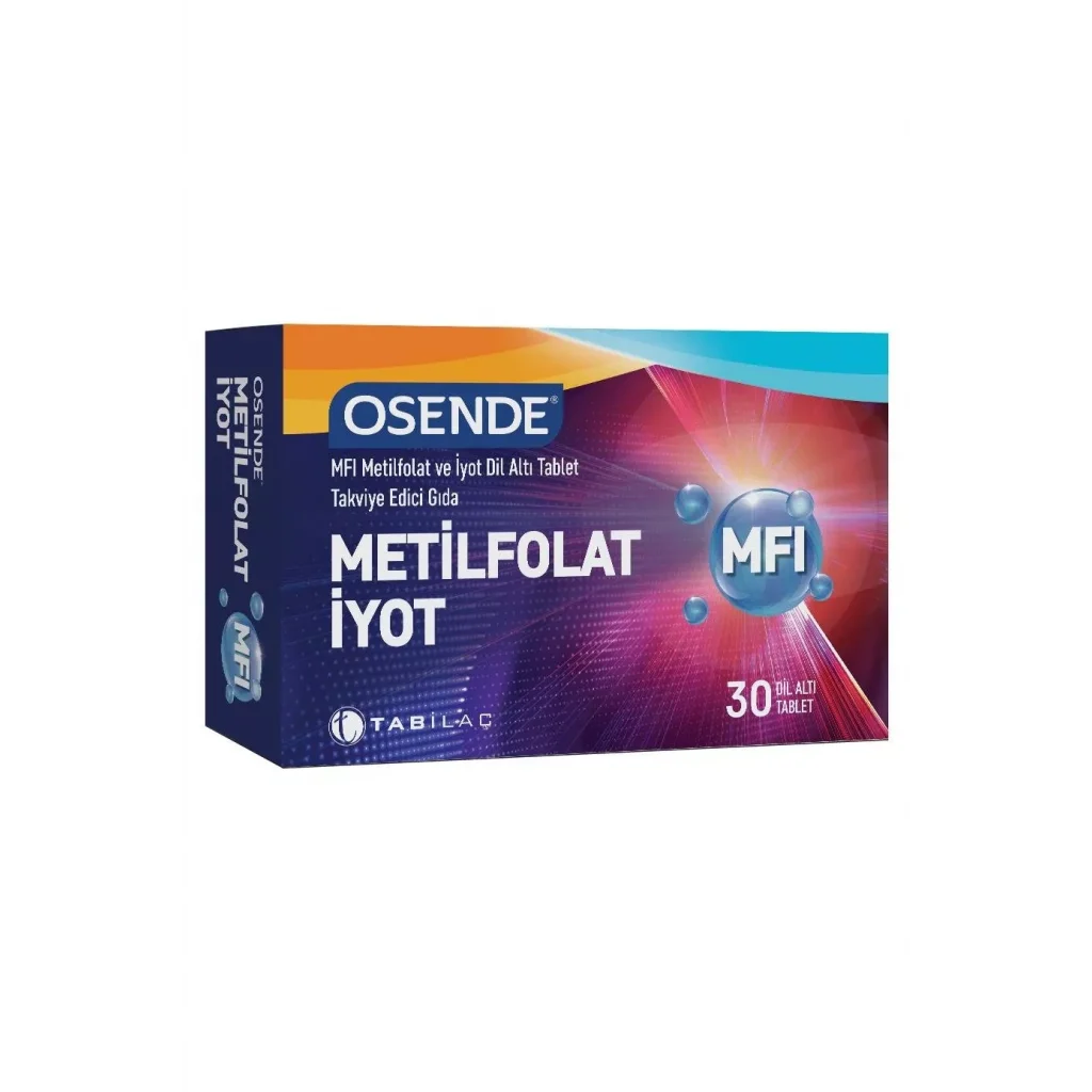 Osende MFI Metilfolat İyot 30 Tablet