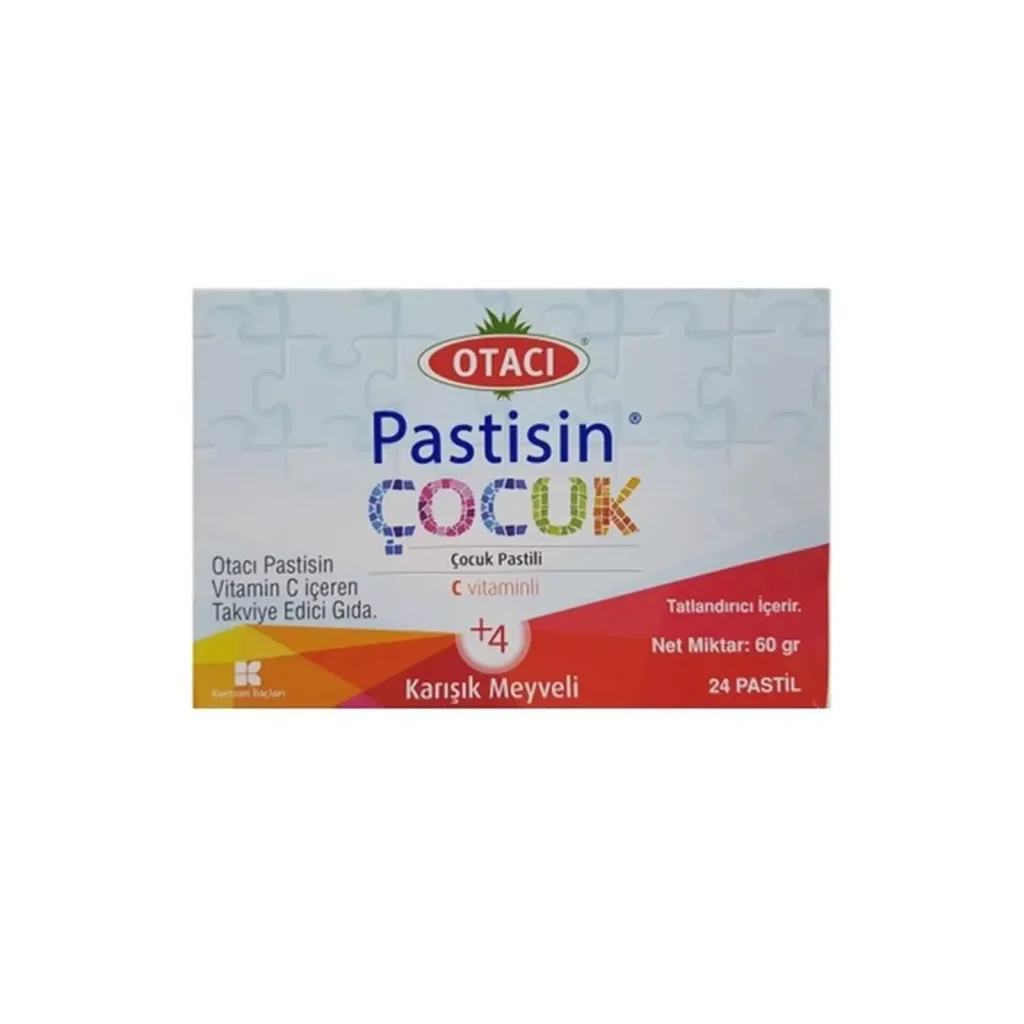 Otacı Pastisin Çocuk C Vitaminli Karışık Meyveli 24 Pastil