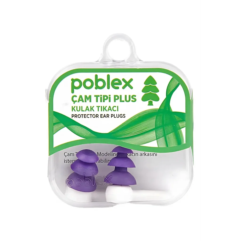 Poblex Çam Tipi Plus Kulak Tıkacı - Large