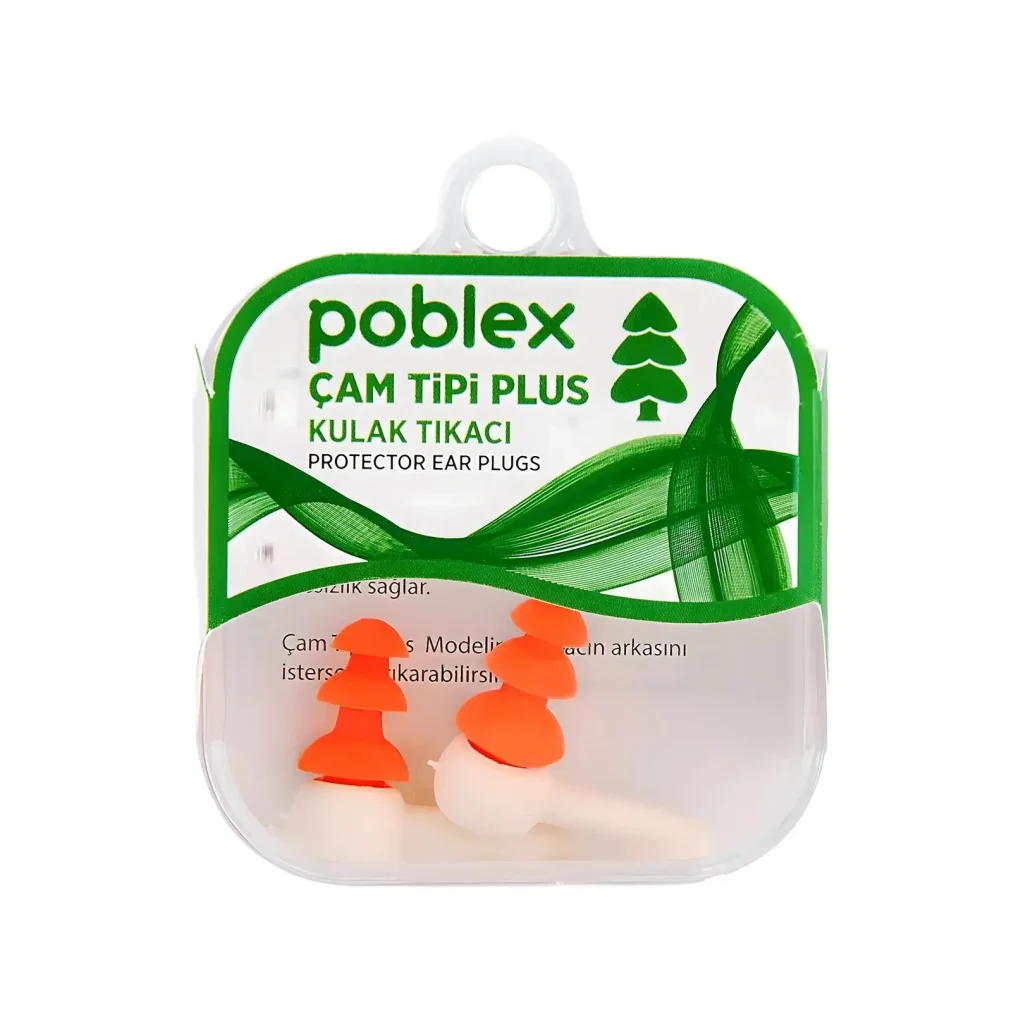 Poblex Çam Tipi Plus Kulak Tıkacı - Medium
